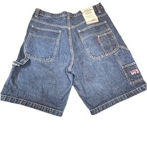 Vintage Phat Farm Carpenter Denim Shorts Jorts Men 34 Blue Baggy Hip Hop Y2K